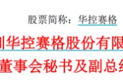 六爻简单华控赛格董事长、董秘、副总经理三高管同日辞职